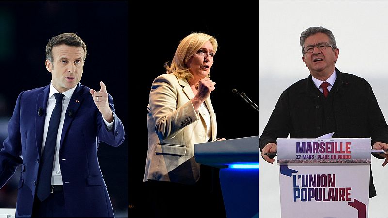Macron, Le Pen o Mélenchon: quiénes son los candidatos que compiten en las elecciones en Francia