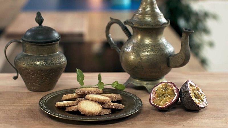 Receta de galleta con fruta de la pasión