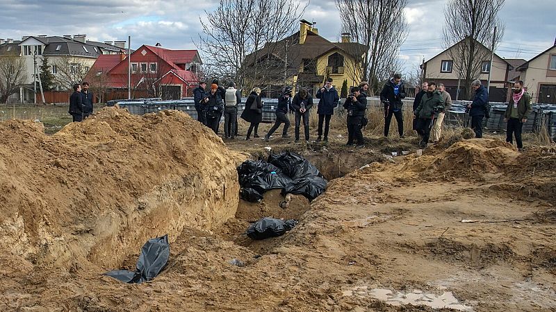 Ucrania teme que se hayan producido masacres similares a la de Bucha en otras localidades tomadas por los rusos