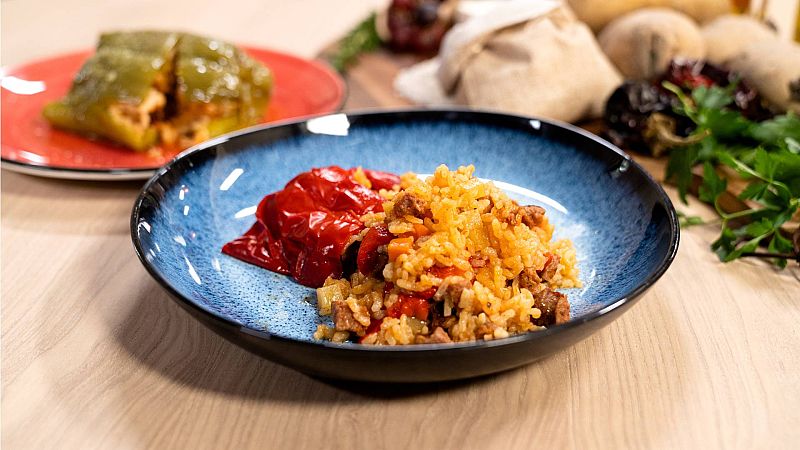 Los Torres, abanderados de la dieta mediterránea, con esta receta de pimientos rellenos de arroz