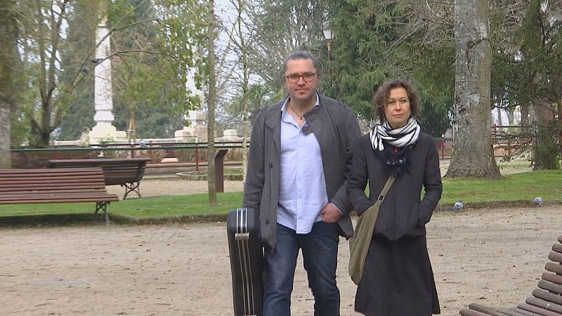 Aleksandra e Vadssin, rusos en Lugo: 'Ts medo a falar coa xente, a que en calquera momento chamen  porta'