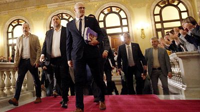 Tres magistrados del Constitucional ven desproporcionadas las penas impuestas a Junqueras y Romeva por el 'procs'