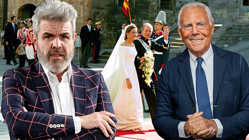 Lorenzo Caprile recuerda así la crítica que hizo Armani del vestido de la infanta Cristina
