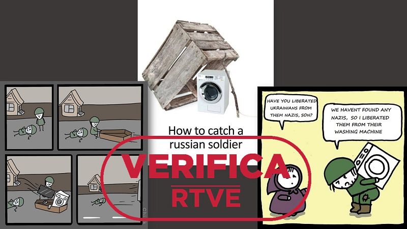 ¿Por qué circulan memes de soldados rusos con lavadoras?