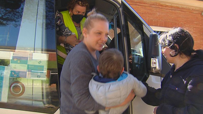 San Xo�n de R�o, o concello m�is avellentado de Galicia, acolle a cinco familias ucra�nas con nove menores