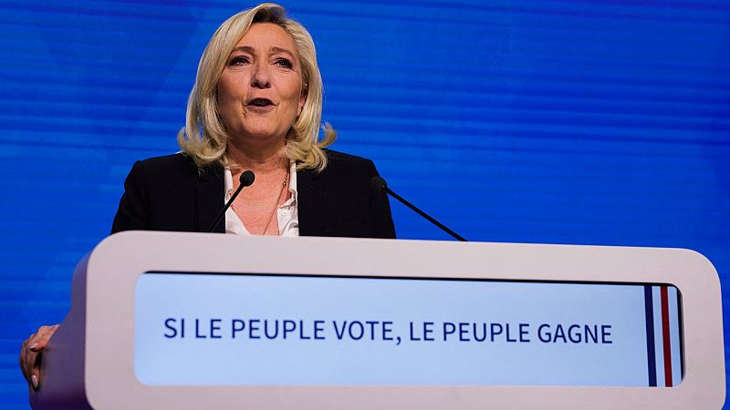 Le Pen logra el mejor resultado histórico para la extrema derecha y avisa a Macron: "Voy a ser la presidenta"