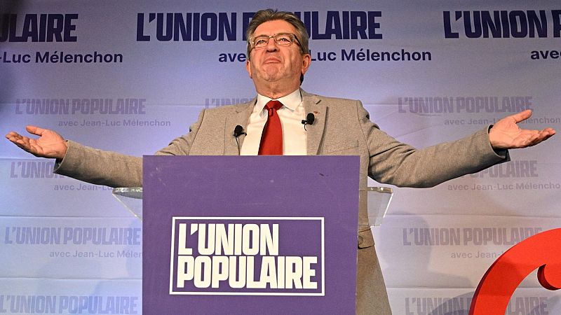 Mélenchon aglutina el voto de izquierda con casi el 22% y su electorado será clave en la segunda vuelta
