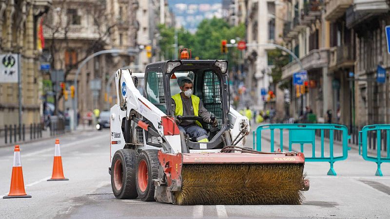 Comencen les afectacions a la mobilitat per les obres a la Via Laietana