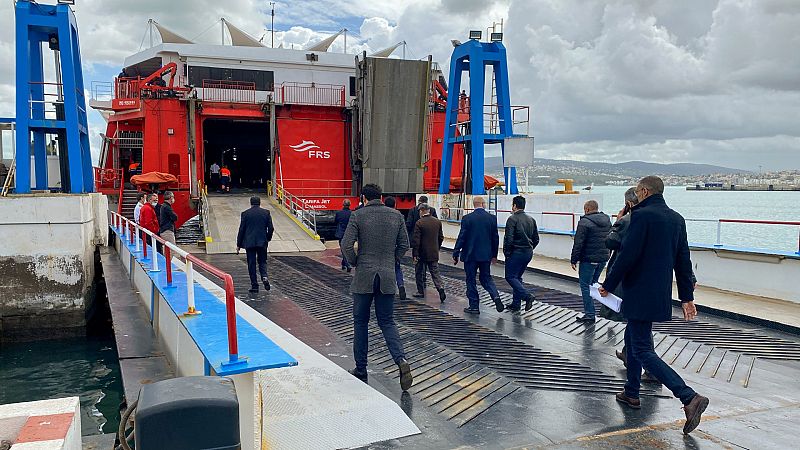 Los primeros ferries españoles llegan a Tánger tras la apertura de fronteras marítimas entre Marruecos y España