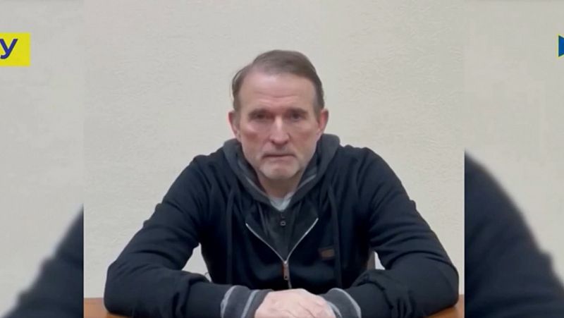 El líder prorruso Víctor Medvedchuk, capturado en Ucrania, pide su intercambio por soldados y civiles de Mariúpol