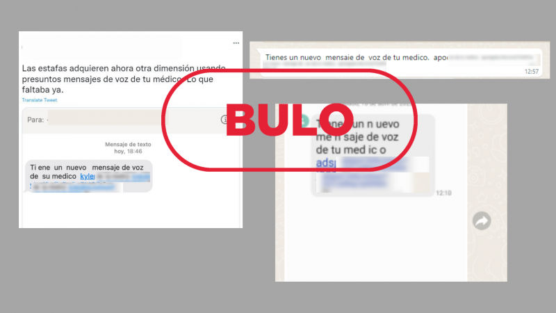 Cuidado con los SMS que se hacen pasar por mensajes de voz de tu médico