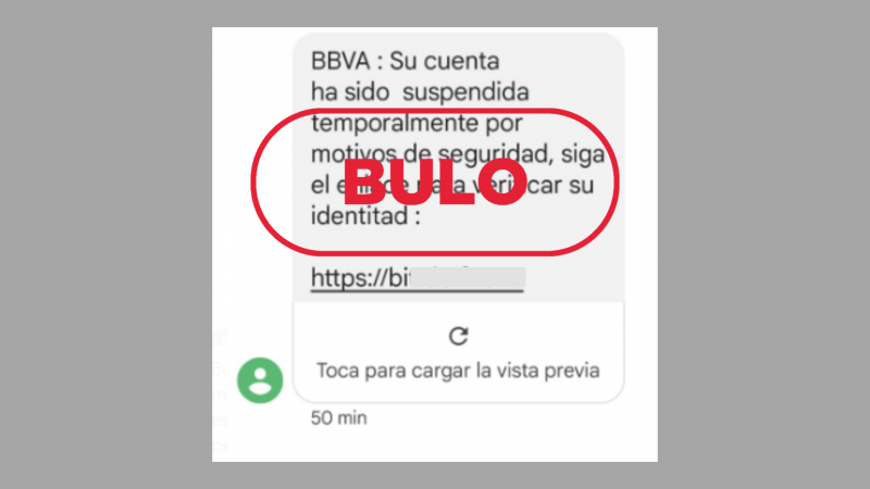 SMS falso del BBVA: anuncia que han suspendido tu cuenta por seguridad, pero es un fraude