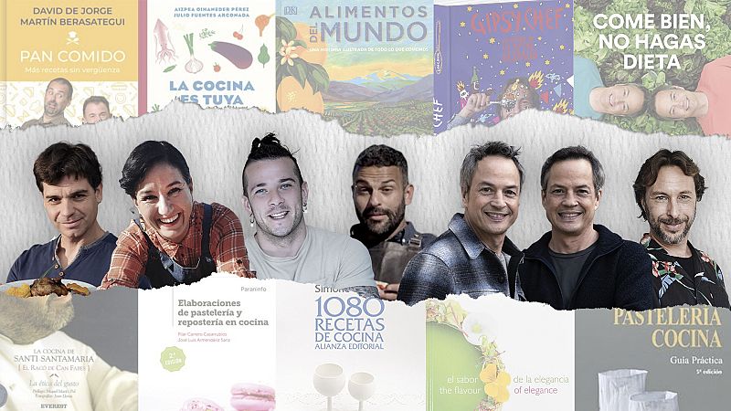 Día del Libro: Los cocineros de RTVE eligen sus libros preferidos de gastronomía