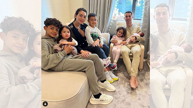 Georgina Rodríguez y Cristiano Ronaldo: la primera foto de su hija pequeña en el peor momento de sus vidas
