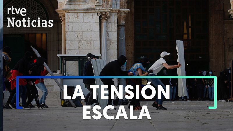 Decenas de heridos en nuevos enfrentamientos en la Explanada de las Mezquitas de Jerusalén
