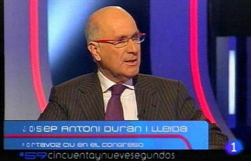 Durán i Lleida se dice favorable a "un menor coste para el despido"
