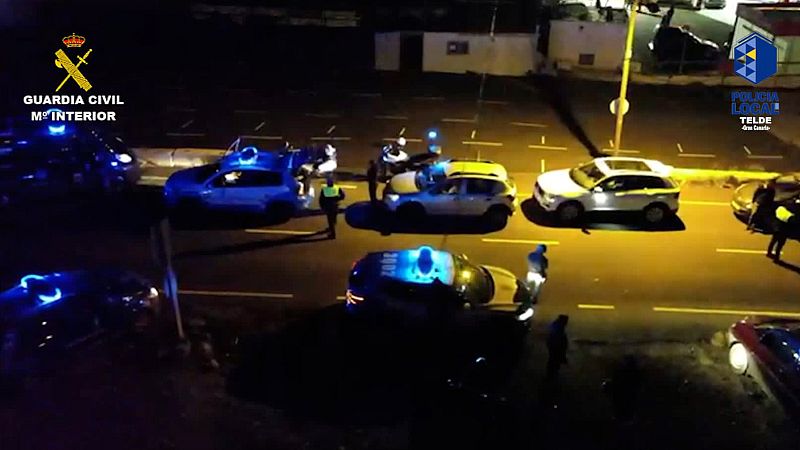 Detenidas 42 personas en una macrooperación contra las carreras ilegales en Gran Canaria