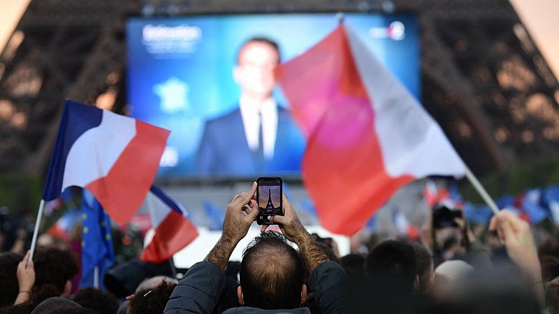 Los lderes europeos celebran con alivio la reeleccin de Macron: "Podemos contar con Francia otros cinco aos"