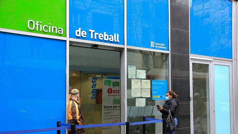 Frenada en la recuperació de l'atur a Catalunya