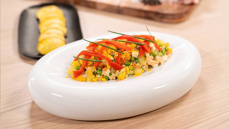 Atrvete a preparar la receta de ensaladilla rusa con patatas de los hermanos Torres