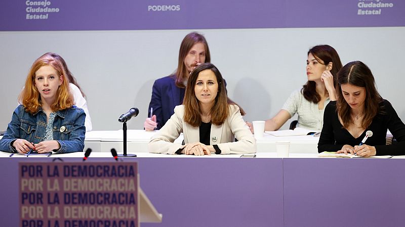 Belarra avisa al PSOE de que "pone en riesgo" la coalición al acercarse al PP y pide "rearmar" la mayoría de la investidura