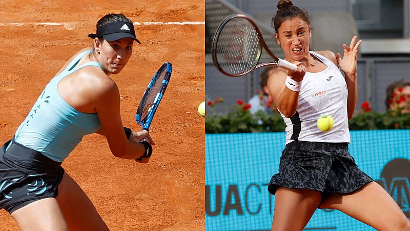 Muguruza solventa su debut en el Madrid Open por la va rpida y Sorribes completa el pleno de espaolas