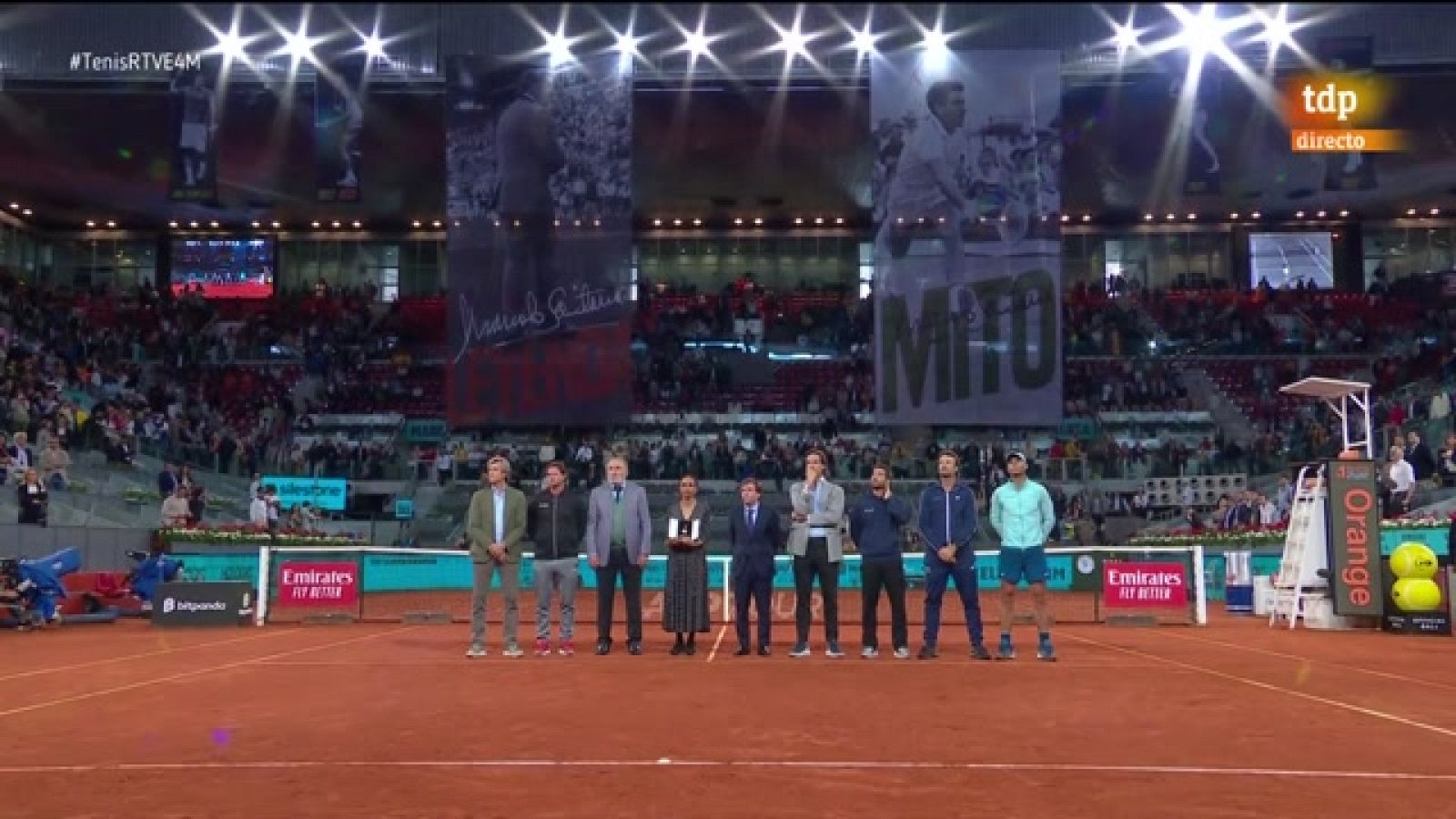 Madrid Open 2022: homenaje a Manolo Santana - Tenis | Ver