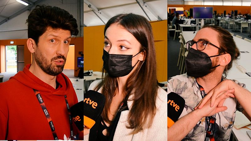 La sala de prensa del Pala Olímpico de Turín augura un top 5 para Chanel en Eurovisión 2022