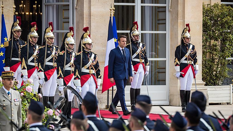 Macron es investido para un segundo mandato con un "proyecto europeo" y Ucrania como prioridad