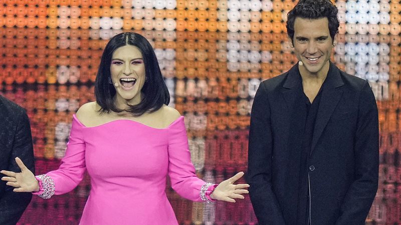 Laura Pausini pillada dándolo todo en el ensayo de Chanel en Eurovision