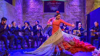 Antorrn Heredia & Puro Arte Flamenco Jerez, en 'Las noches del Monumental' de RTVE