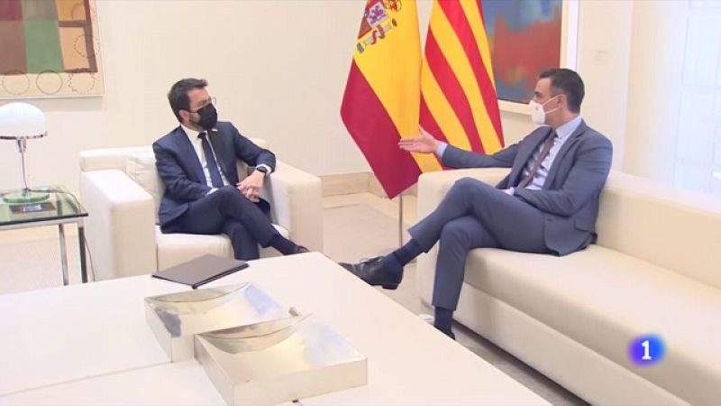 Pedro Sánchez, disposat a reunir-se amb Aragonès quan vulgui