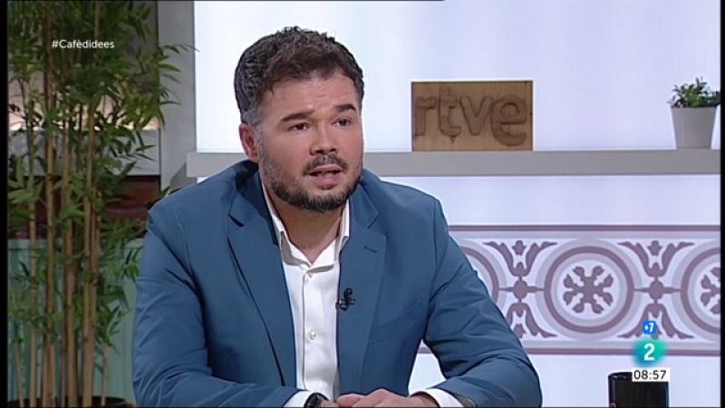 Gabriel Rufián: "Joan Carles I sembla Pablo Escobar baixant de jets privats"
