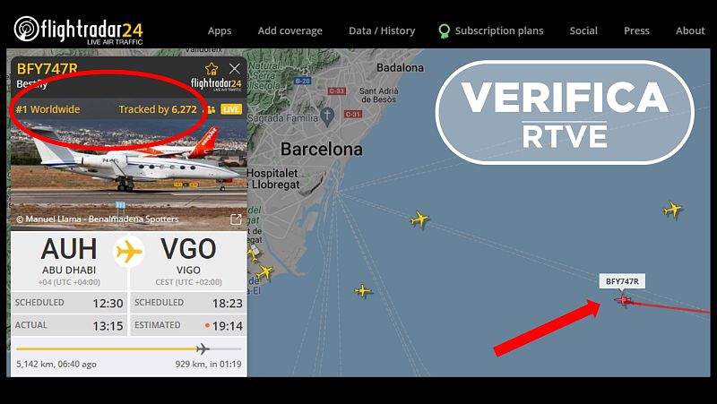 Sigue en directo el vuelo del rey emérito a España