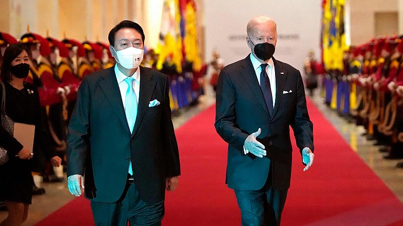 Biden apuesta por fortalecer la "postura disuasoria" en Corea del Sur y pide "sinceridad" para reunirse con Kim Jong-un