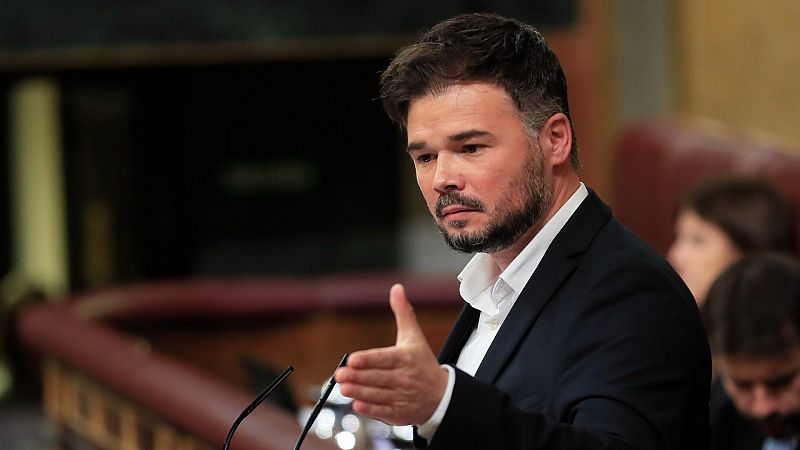 Rufián acusa a Sánchez de "espiar" al independentismo por "ideología": "¿Qué delito cometió Aragonès?