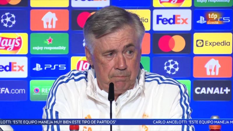 Carlo Ancelotti: "Veo la misma motivación que en Lisboa pero menos preocupación; Lisboa fue la llave"