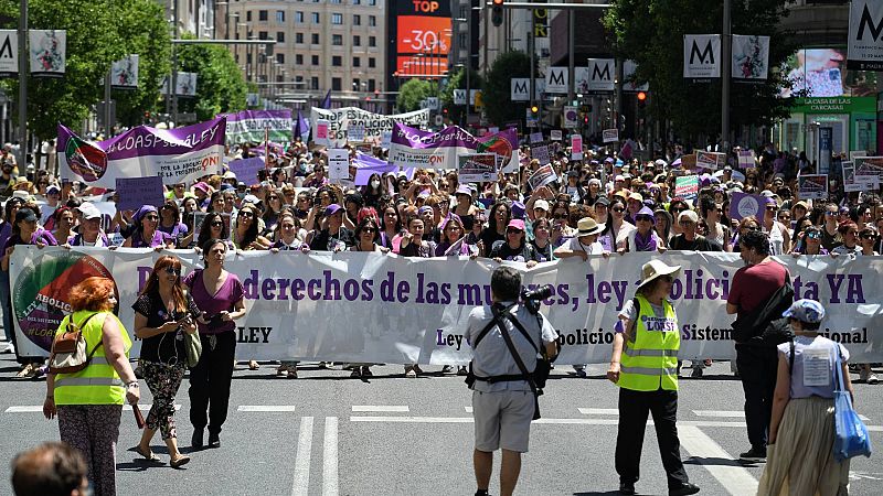Una marcha en Madrid reclama una ley para la abolición de la prostitución