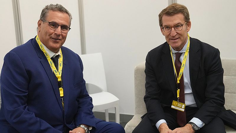 Feijóo mantiene un encuentro con el primer ministro de Marruecos y le transmite su "lealtad"