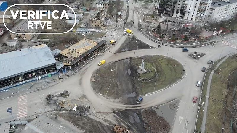 Ucrania: 100 días de imágenes de dron y satélite que configuran un puzzle incompleto