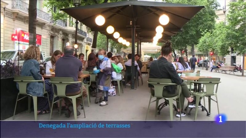 Barcelona retirarà l'ampliació de 144 terrasses de l'Eixample