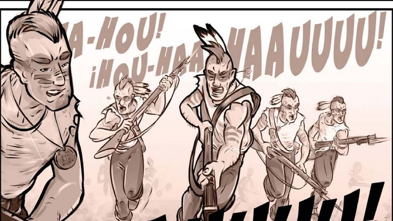 Cuando los brigadistas internacionales combatieron en la Guerra Civil con el grito de guerra de los sioux