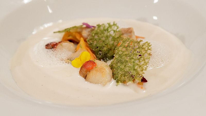 Receta de salpicón de zamburiñas y berberechos de María Lo