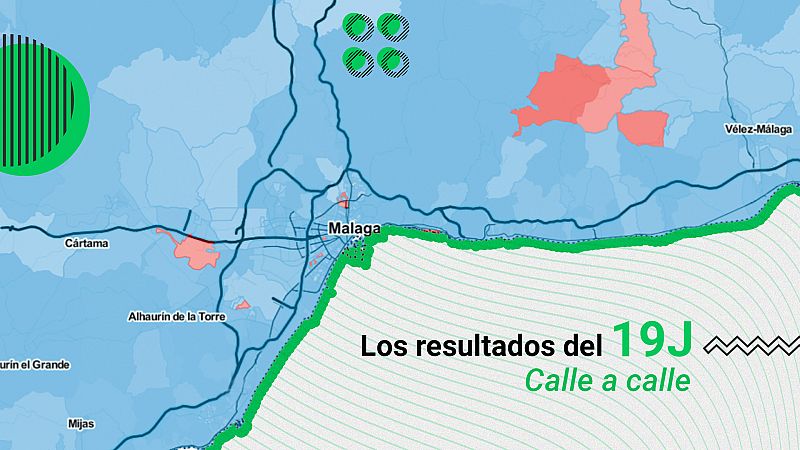 Los resultados de las elecciones andaluzas, calle a calle