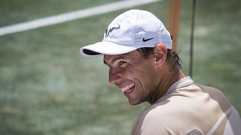 Rafa Nadal confirma su presencia en Wimbledon: "Estoy contento. Llevo una semana sin ir cojo"