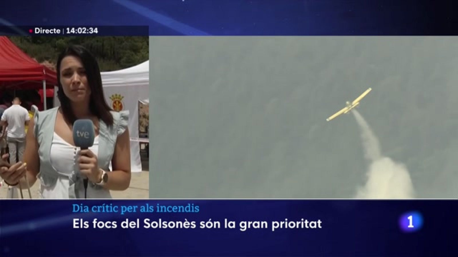 Dia crític per als incendis: els focs del Solsonès són la gran prioritat - veure ara