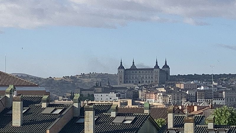 Controlado el incendio en el Alcázar de Toledo sin causar daños materiales