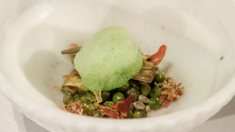 Receta de guiso de alcachofas de María Lo