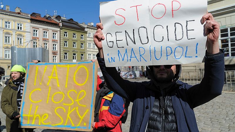 Los ucranianos pierden la esperanza con la OTAN: "Solo el cierre del espacio aéreo podría haber evitado muertes"