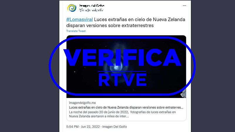 Por qué aparecieron estas espirales de luz en el cielo de Nueva Zelanda